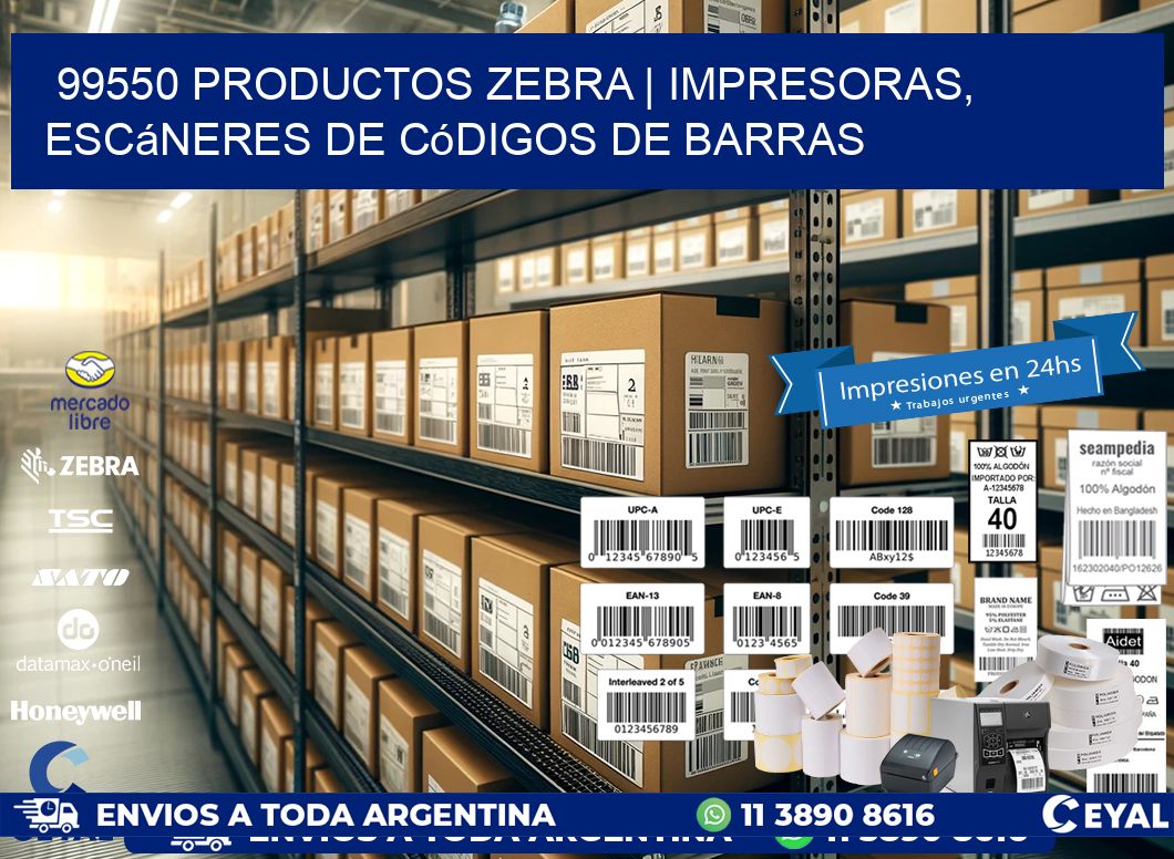 99550 Productos Zebra | Impresoras, escáneres de códigos de barras