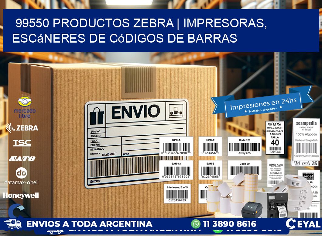 99550 Productos Zebra | Impresoras, escáneres de códigos de barras