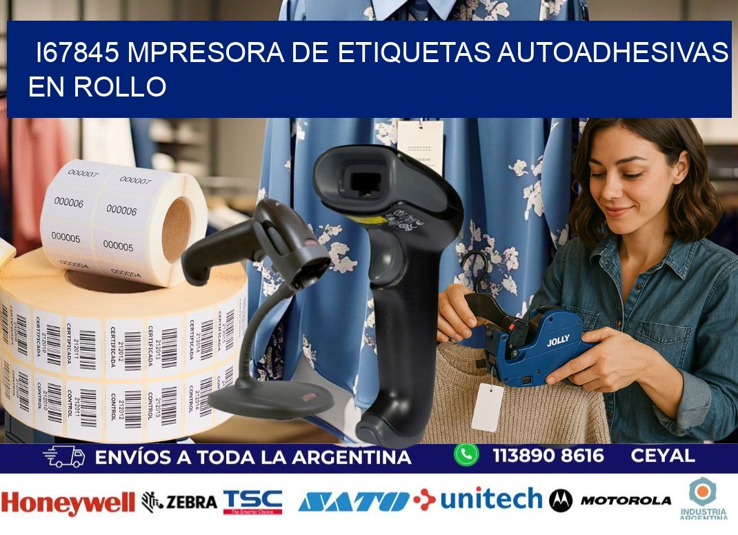I67845 mpresora de etiquetas autoadhesivas en rollo