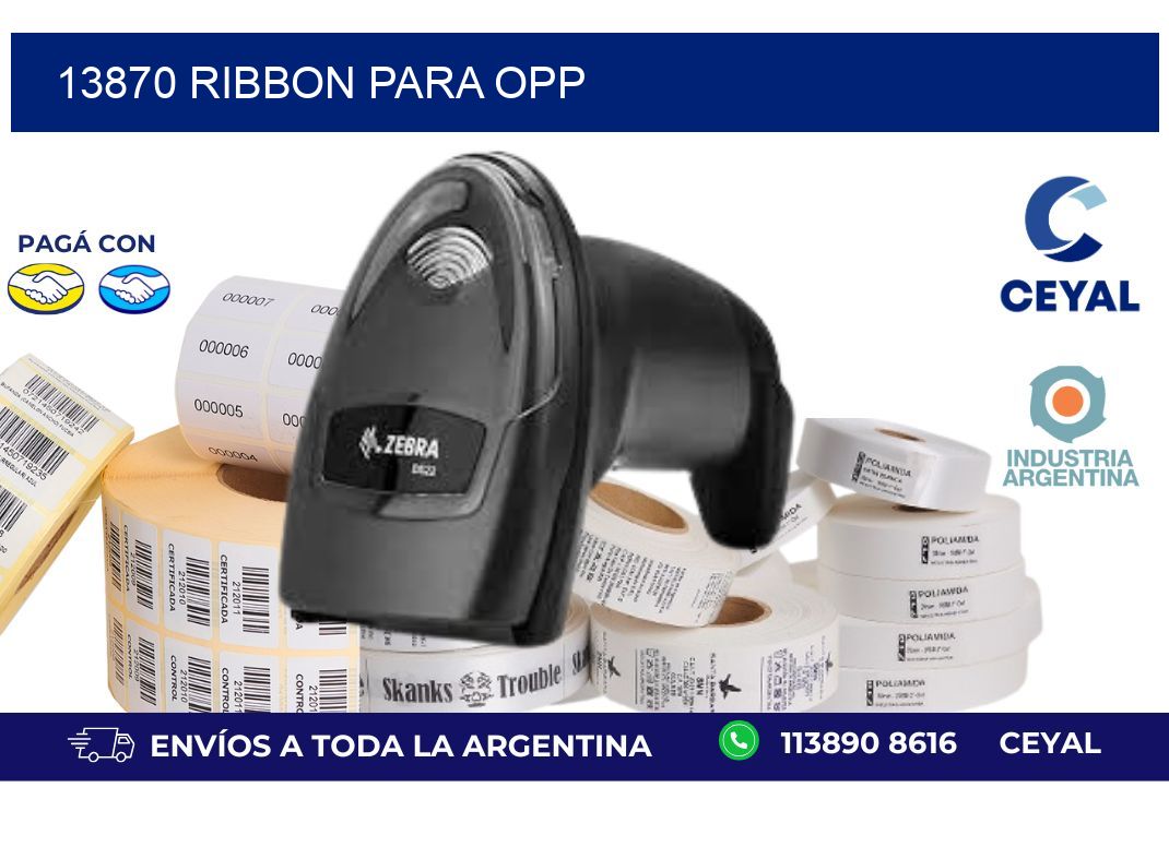 13870 ribbon para opp