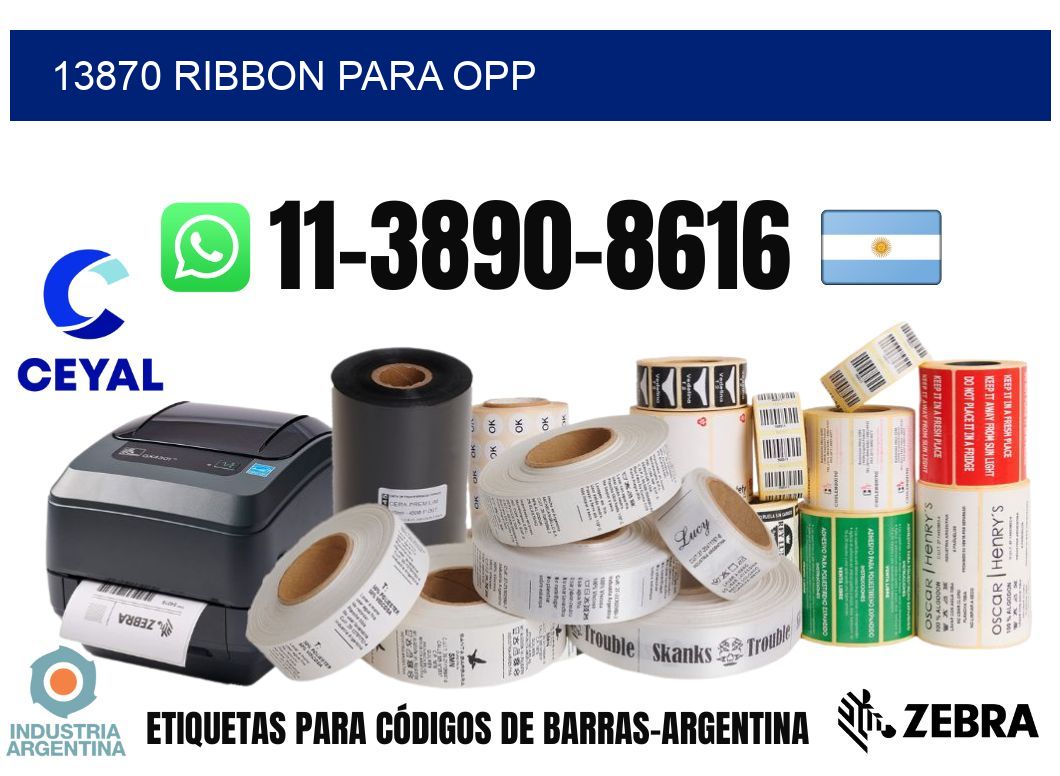13870 ribbon para opp