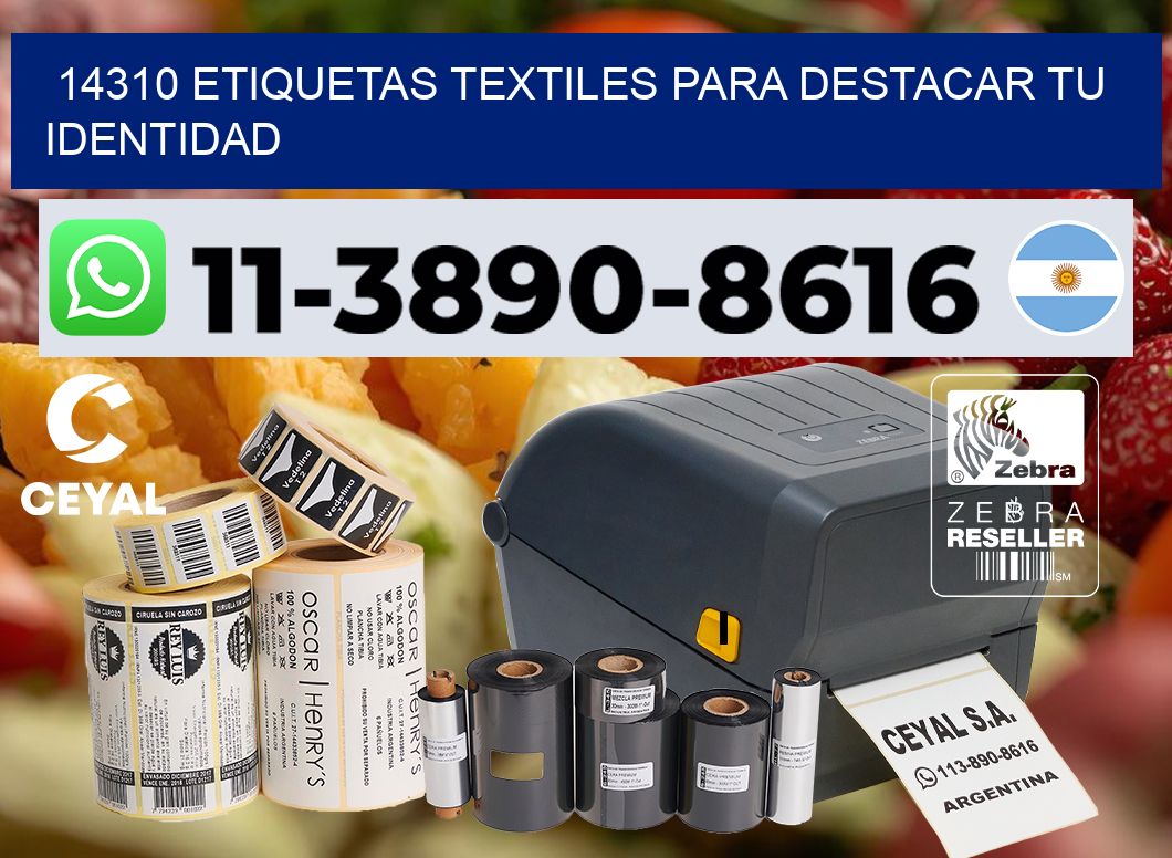 14310 Etiquetas textiles para destacar tu identidad