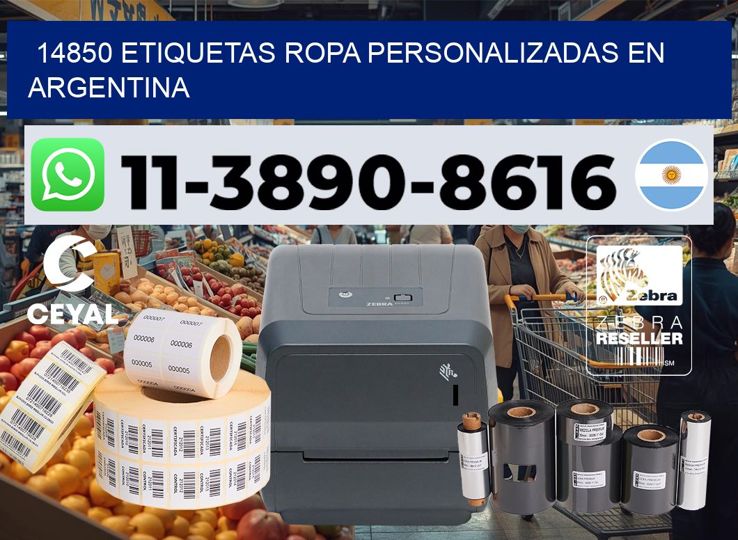 14850 Etiquetas ropa personalizadas en Argentina
