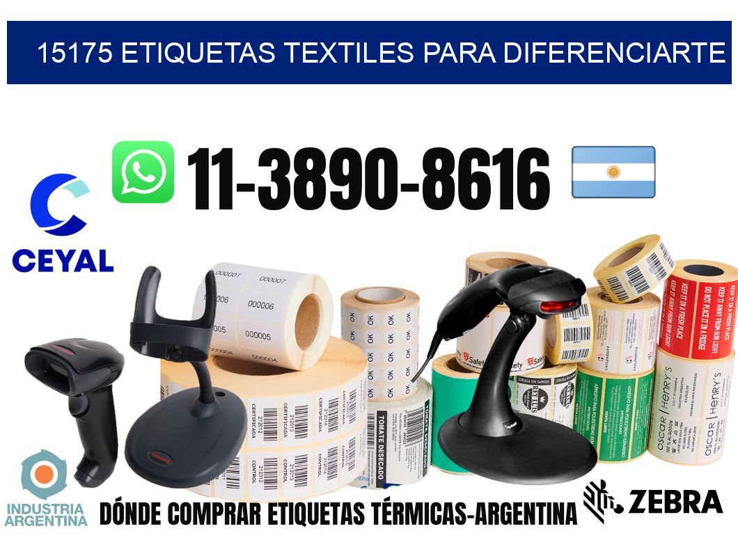 15175 Etiquetas textiles para diferenciarte