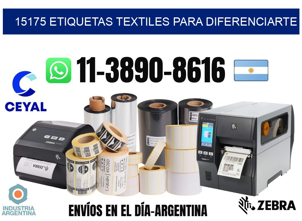 15175 Etiquetas textiles para diferenciarte