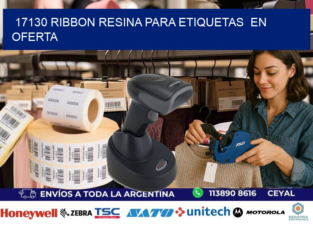 17130 ribbon resina para etiquetas en oferta