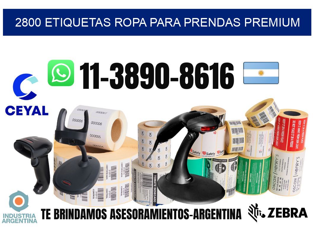 2800 Etiquetas ropa para prendas premium