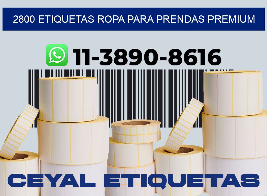 2800 Etiquetas ropa para prendas premium
