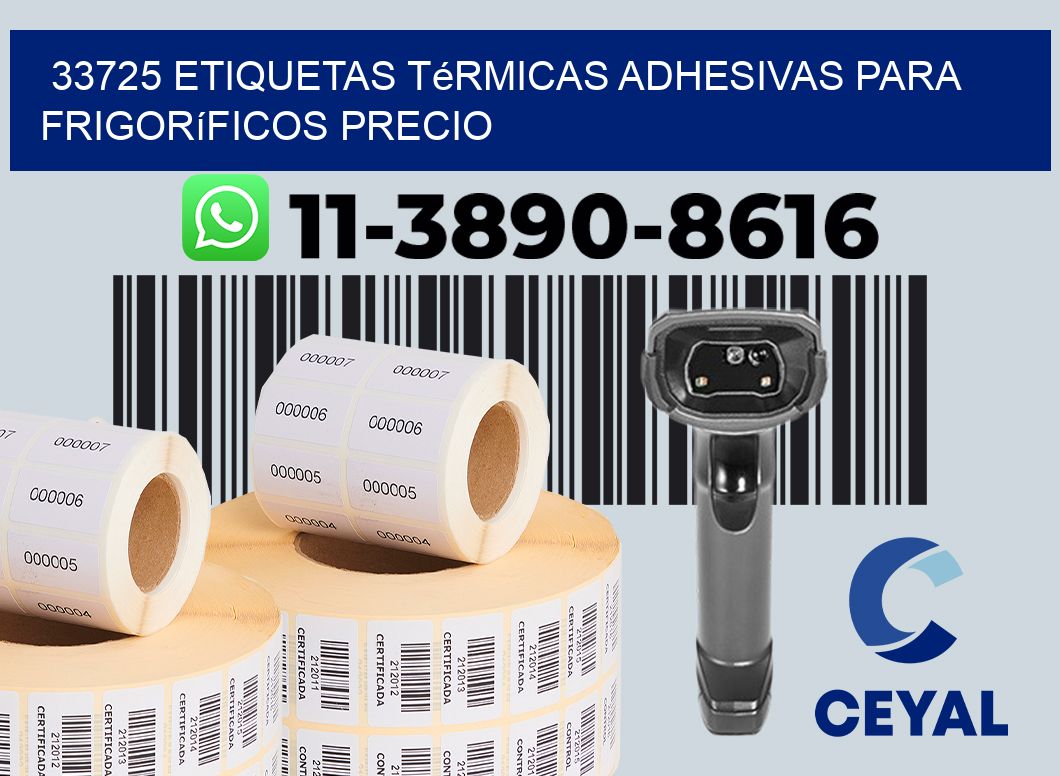 33725 etiquetas térmicas adhesivas para frigoríficos precio