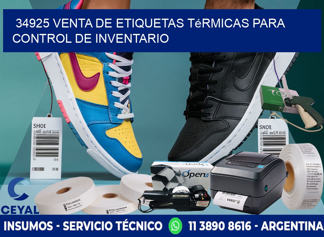 34925 venta de etiquetas térmicas para control de inventario