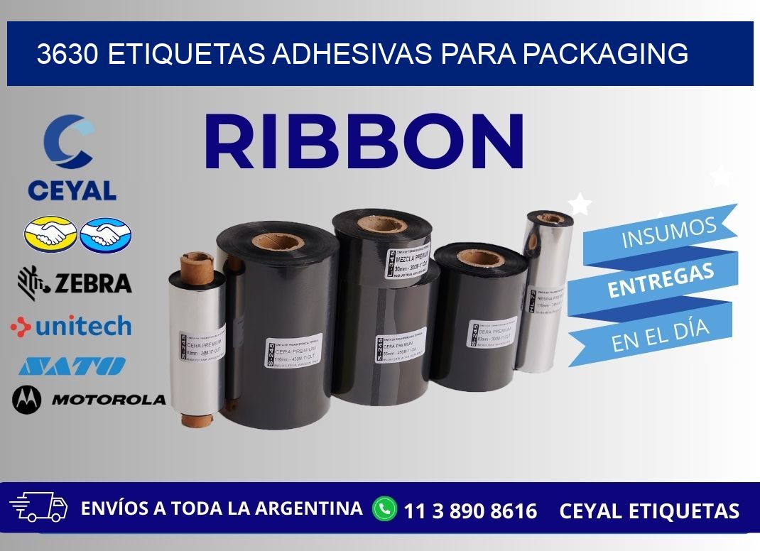 3630 etiquetas adhesivas para packaging