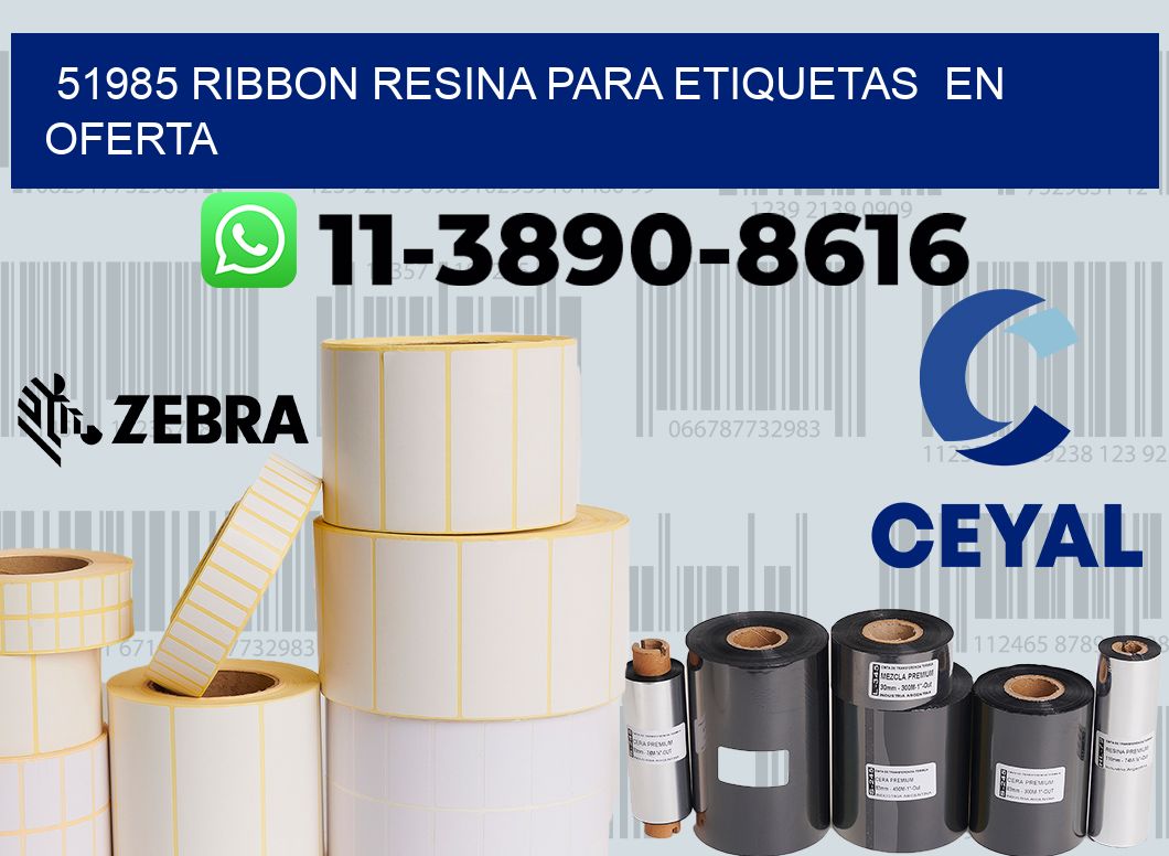 51985 ribbon resina para etiquetas en oferta