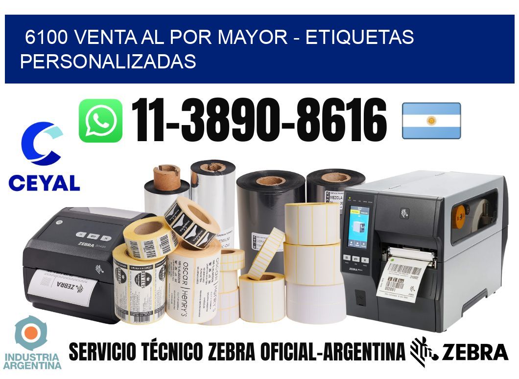 6100 Venta al Por Mayor - Etiquetas Personalizadas