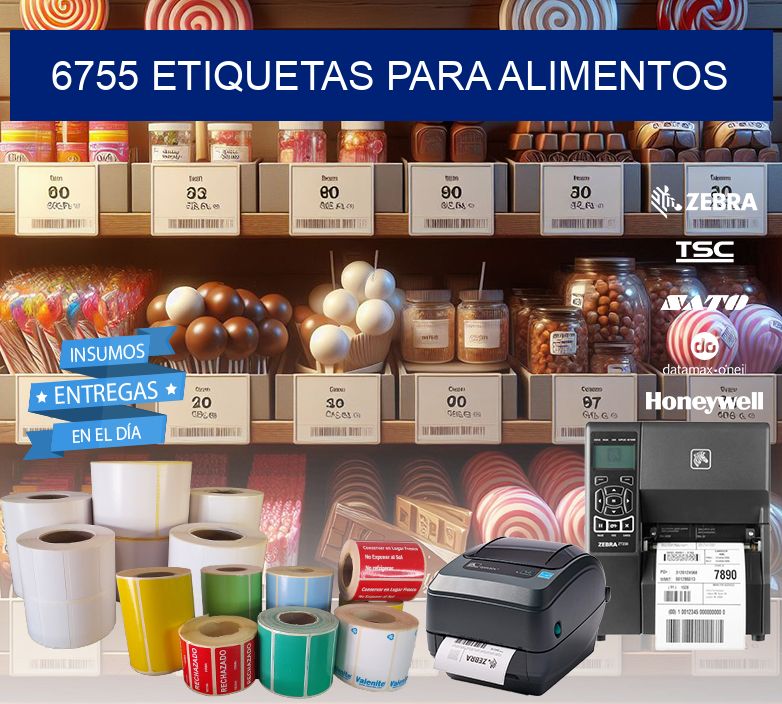 6755 etiquetas para alimentos