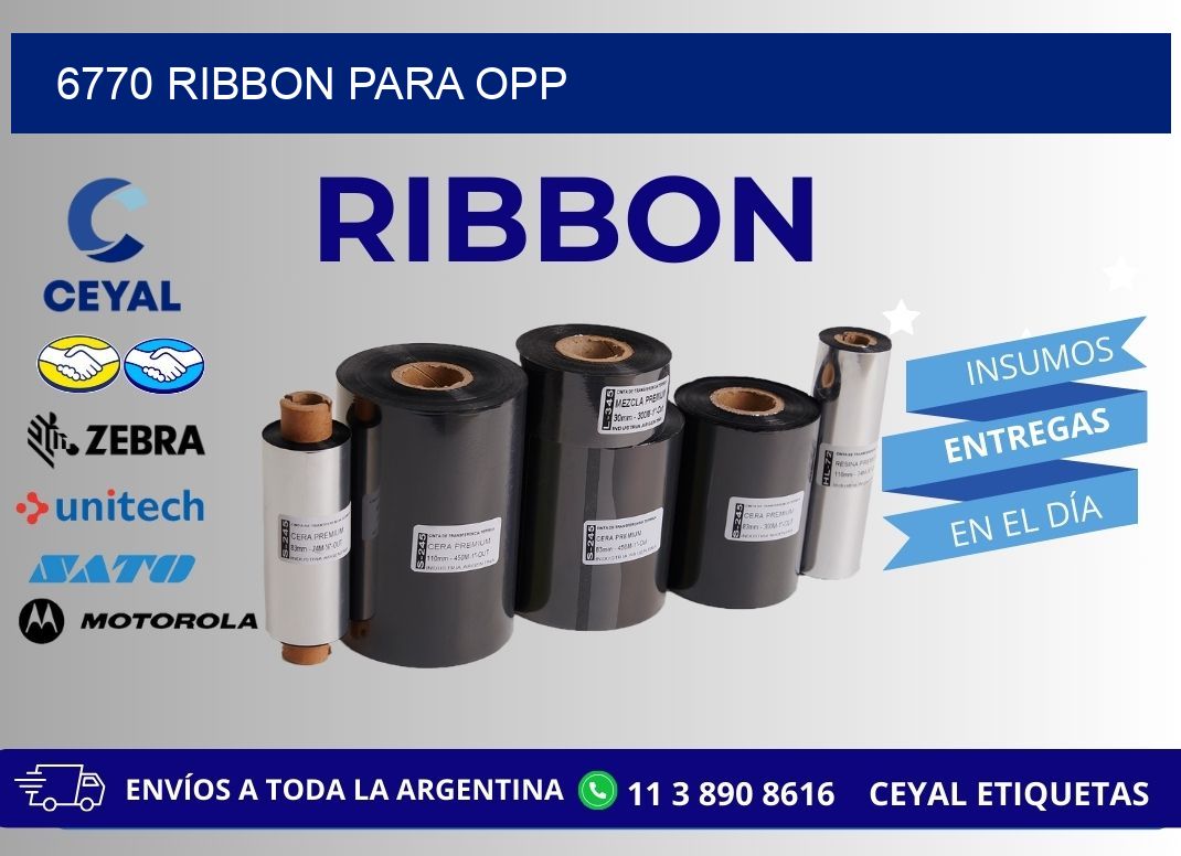 6770 ribbon para opp