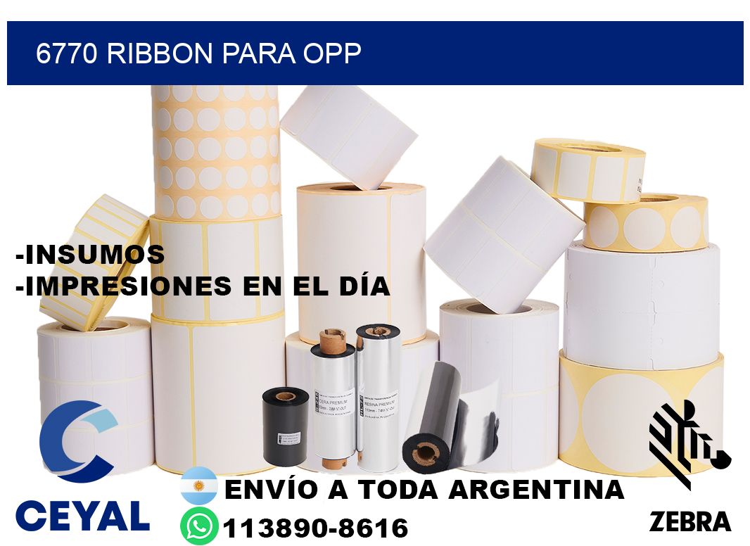 6770 ribbon para opp