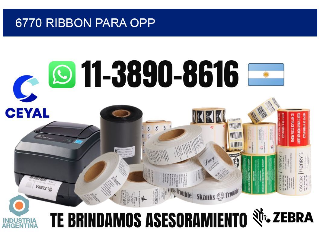 6770 ribbon para opp