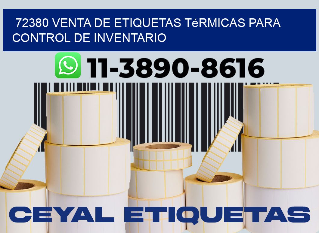 72380 venta de etiquetas térmicas para control de inventario