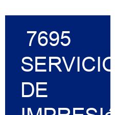 7695 Servicio de impresión profesional de etiquetas