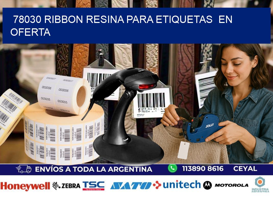 78030 ribbon resina para etiquetas en oferta