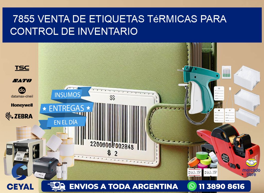 7855 venta de etiquetas térmicas para control de inventario