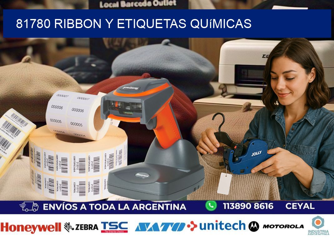 81780 ribbon y etiquetas químicas