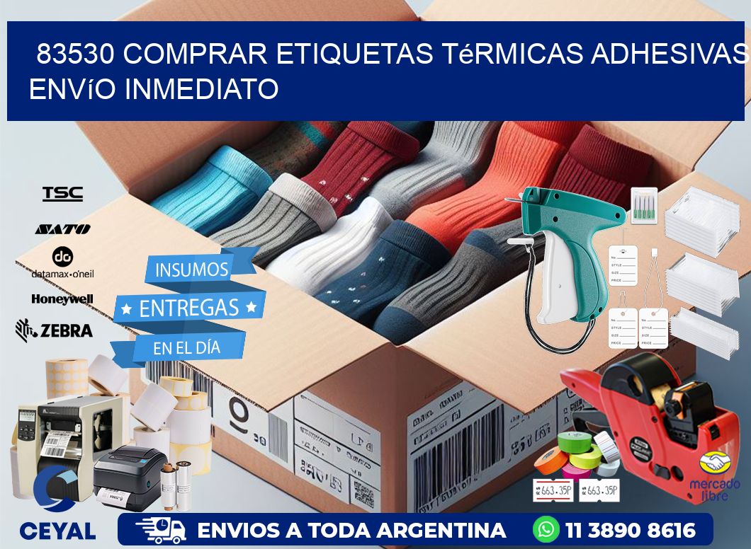 83530 comprar etiquetas térmicas adhesivas envío inmediato