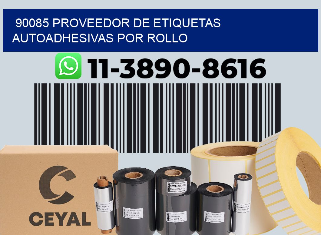 90085 proveedor de etiquetas  autoadhesivas por rollo