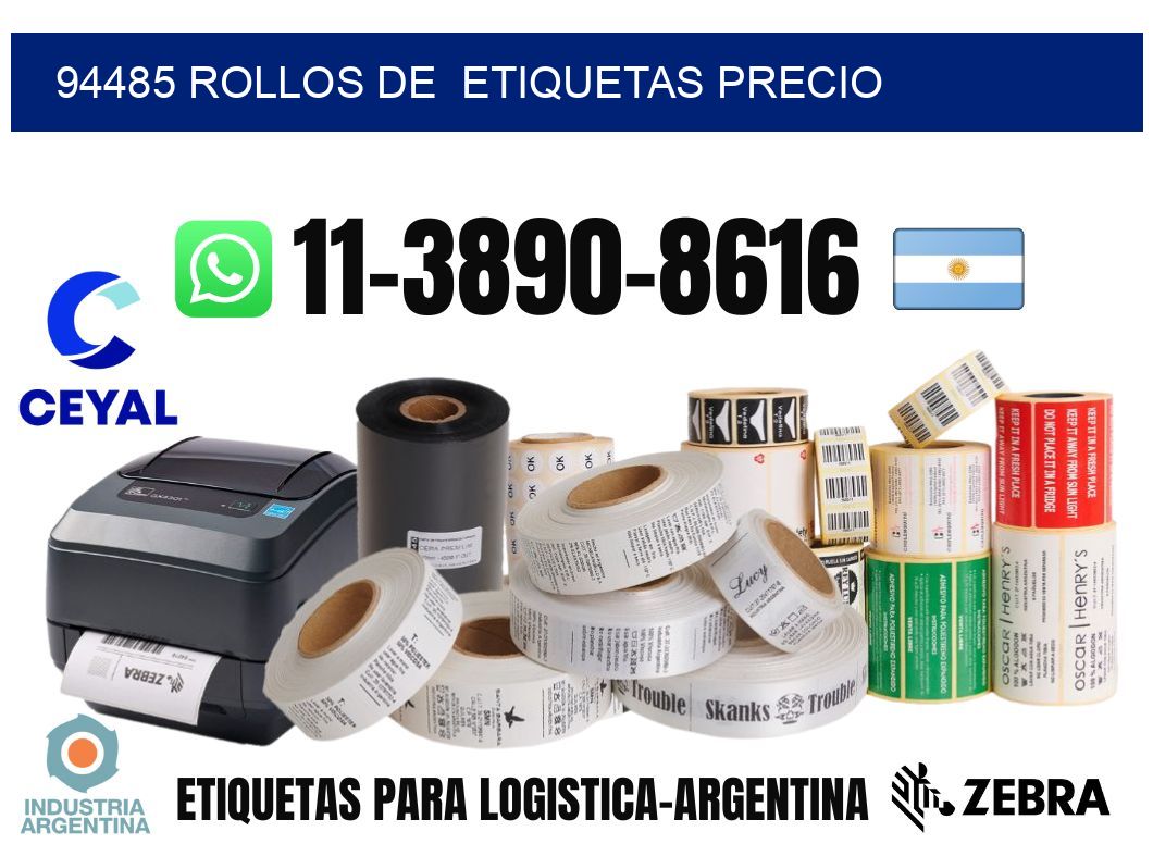 94485 rollos de etiquetas precio