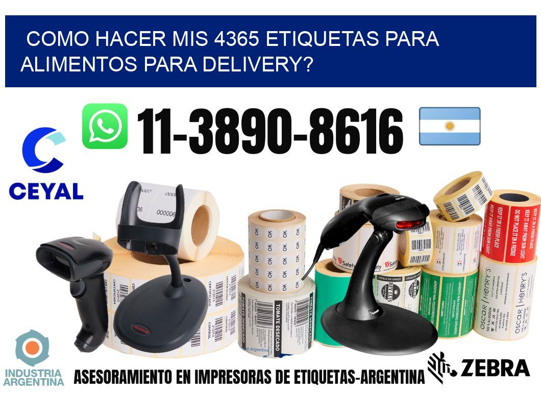 como hacer mis 4365 etiquetas para alimentos para delivery?