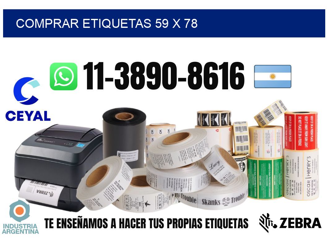 comprar etiquetas 59 x 78
