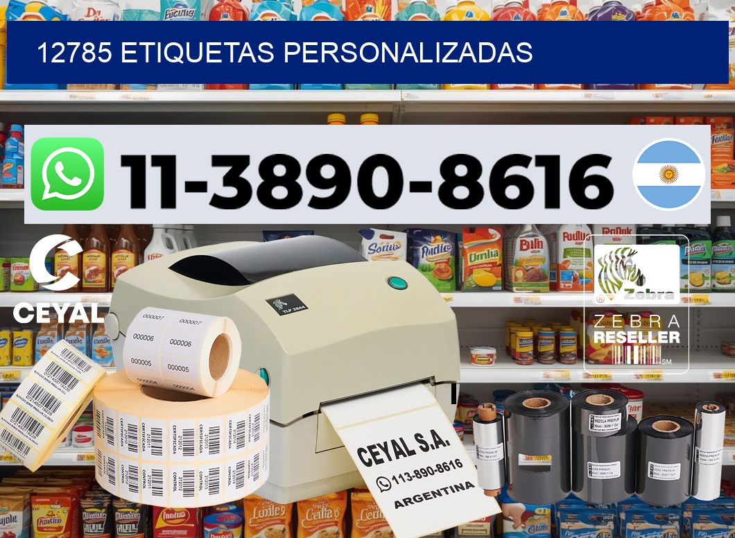 12785 etiquetas personalizadas