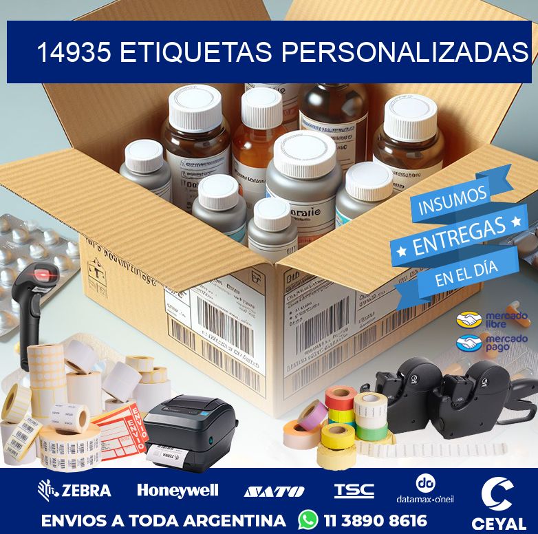 14935 etiquetas personalizadas