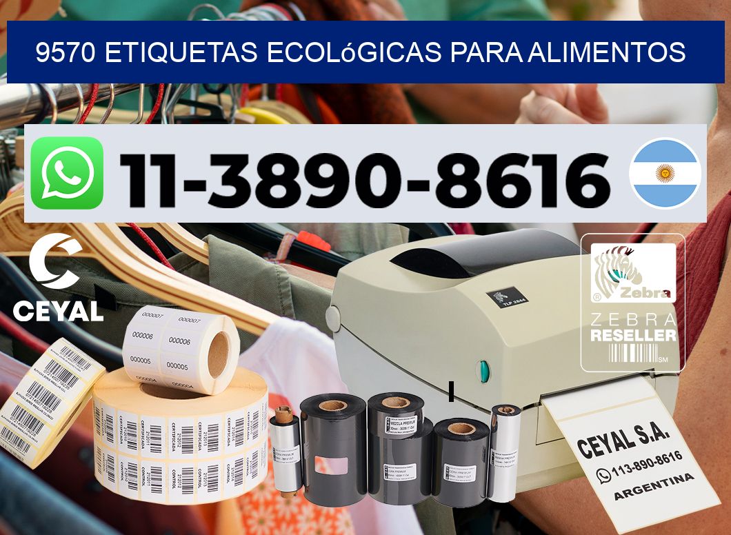 9570 Etiquetas ecológicas para alimentos