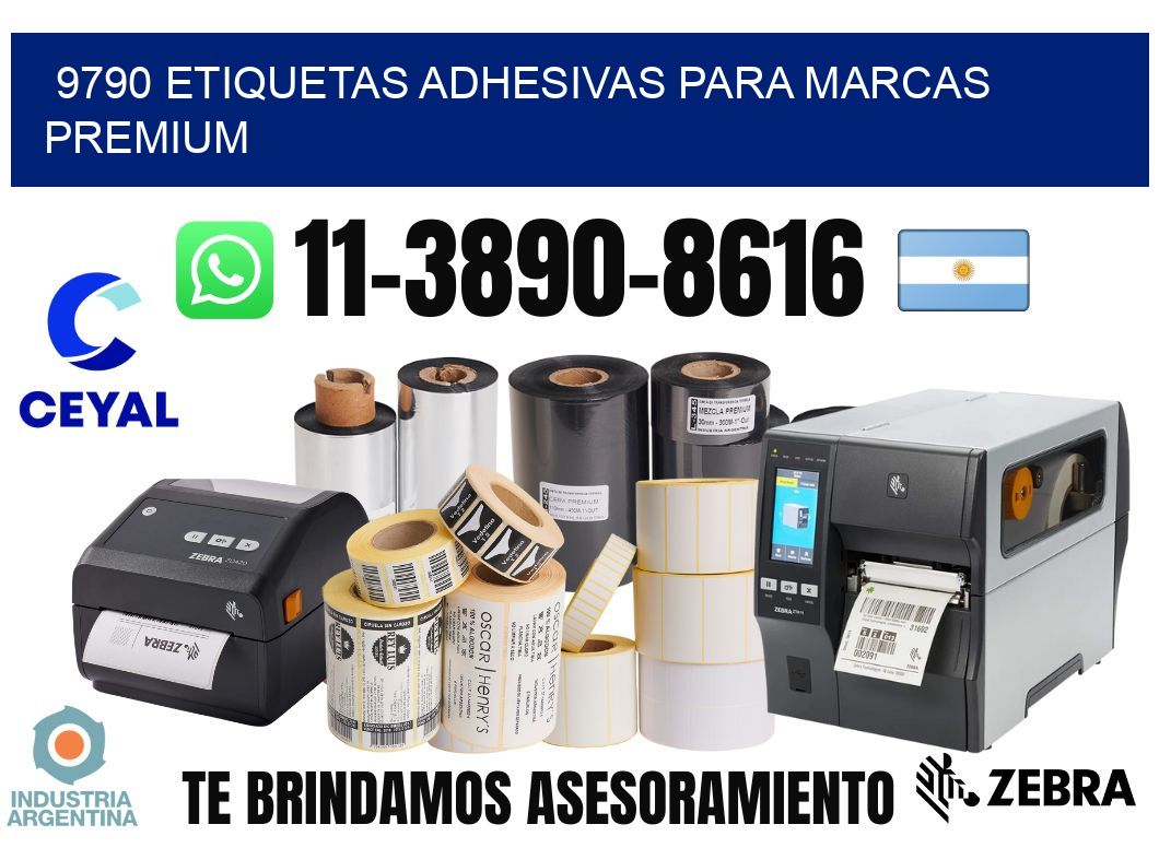 9790 Etiquetas adhesivas para marcas premium