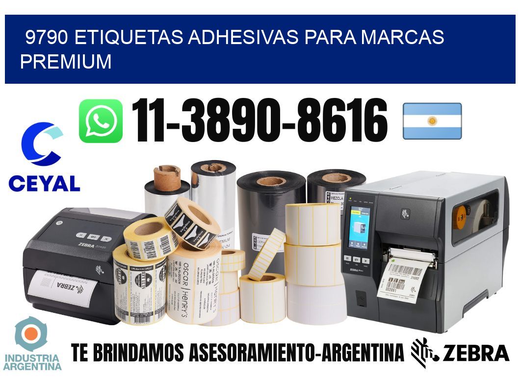 9790 Etiquetas adhesivas para marcas premium