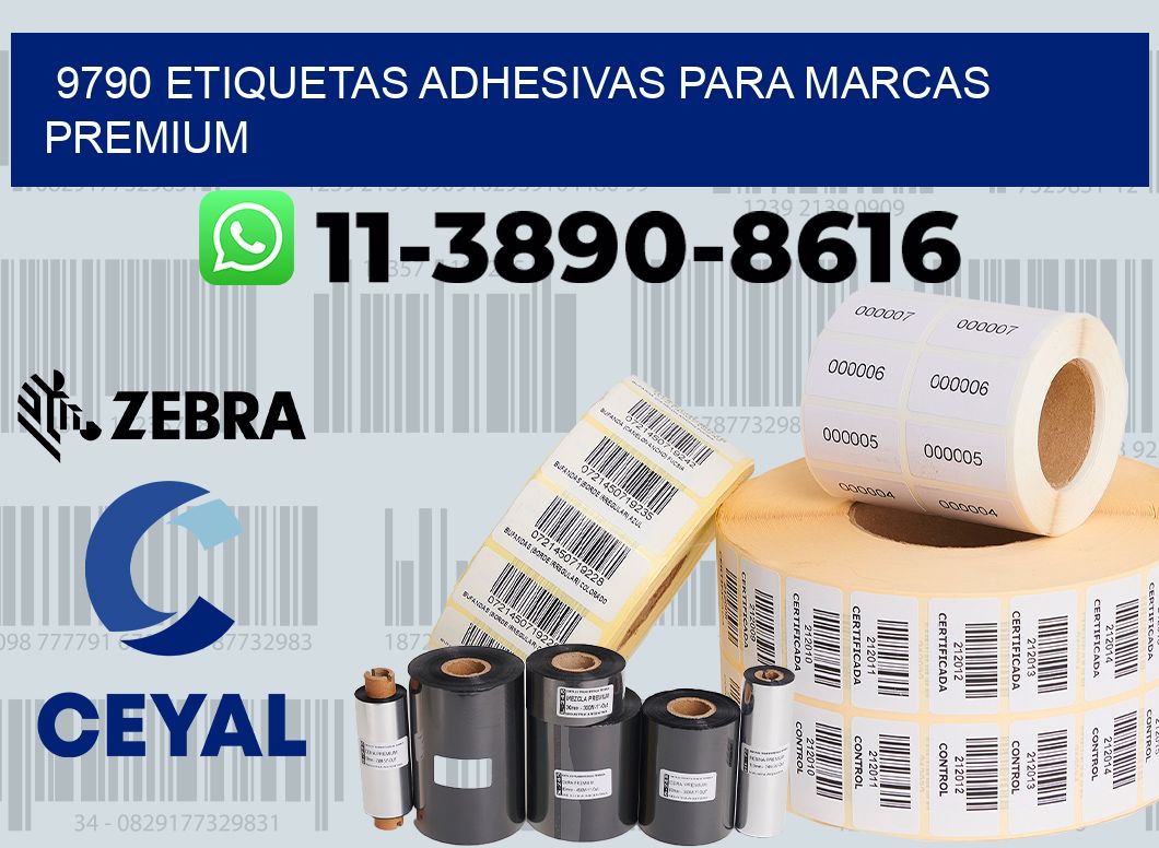 9790 Etiquetas adhesivas para marcas premium