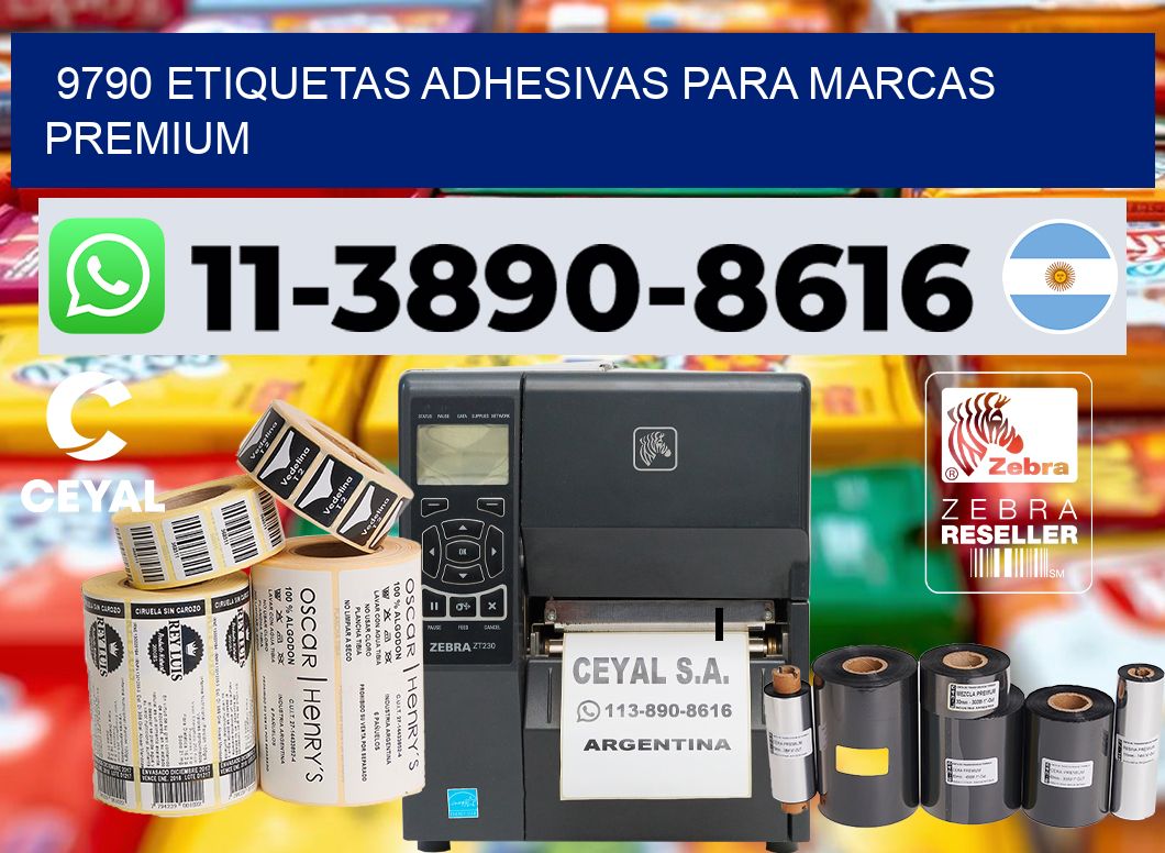 9790 Etiquetas adhesivas para marcas premium