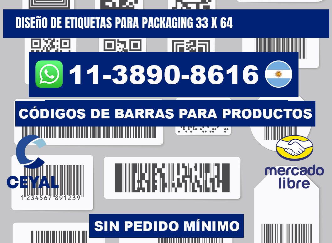 diseño de etiquetas para packaging 33 x 64