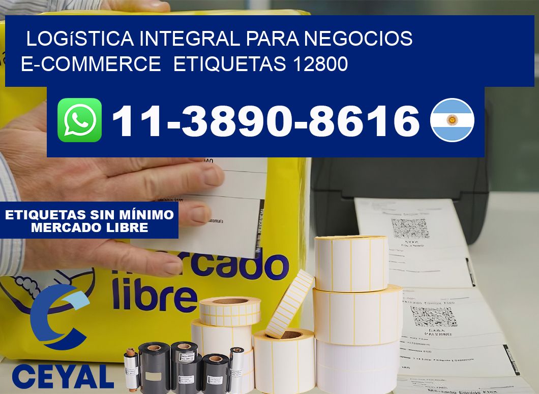 Logística integral para negocios e-commerce  etiquetas 12800