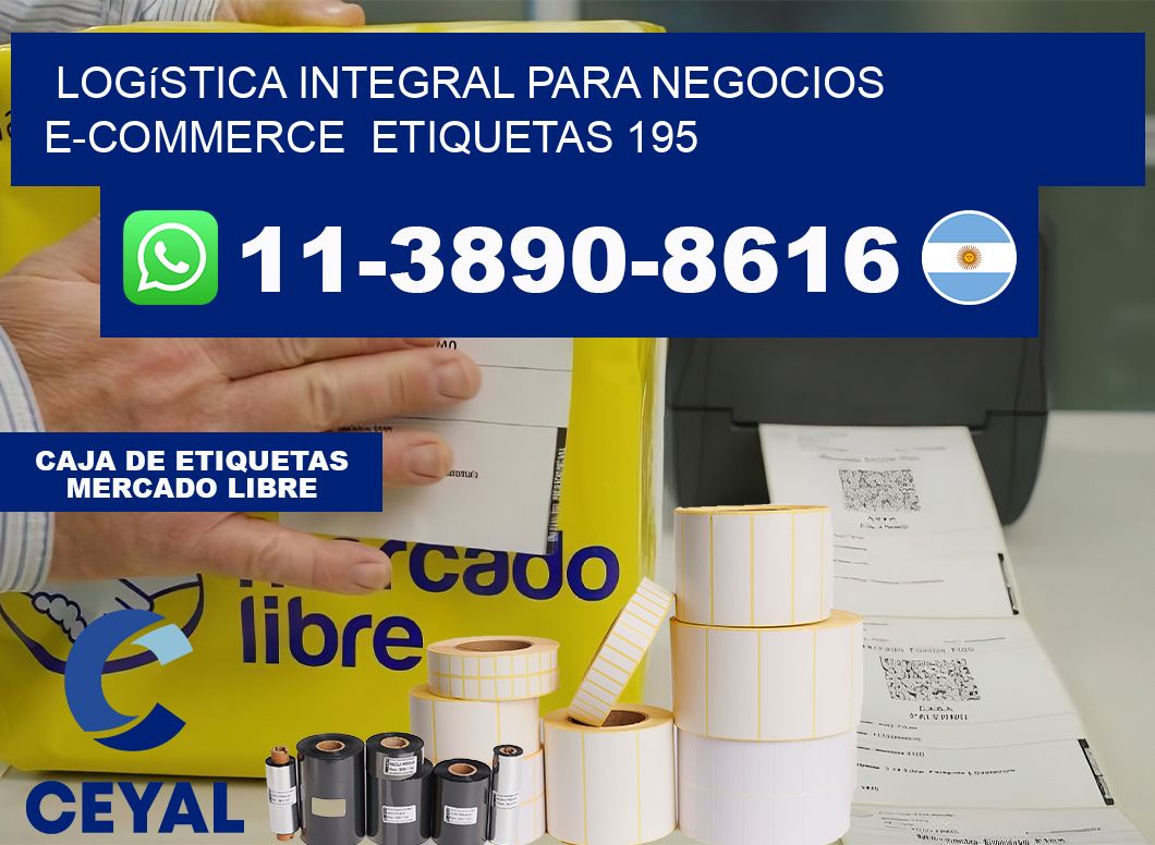 Logística integral para negocios e-commerce  etiquetas 195