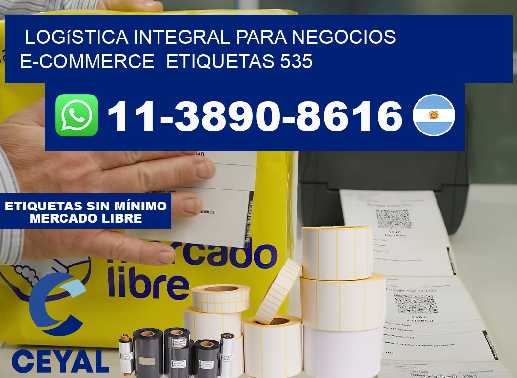 Logística integral para negocios e-commerce  etiquetas 535