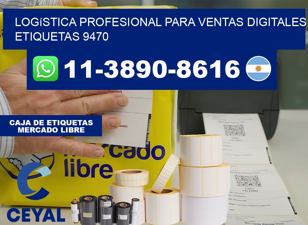 Logística profesional para ventas digitales  etiquetas 9470