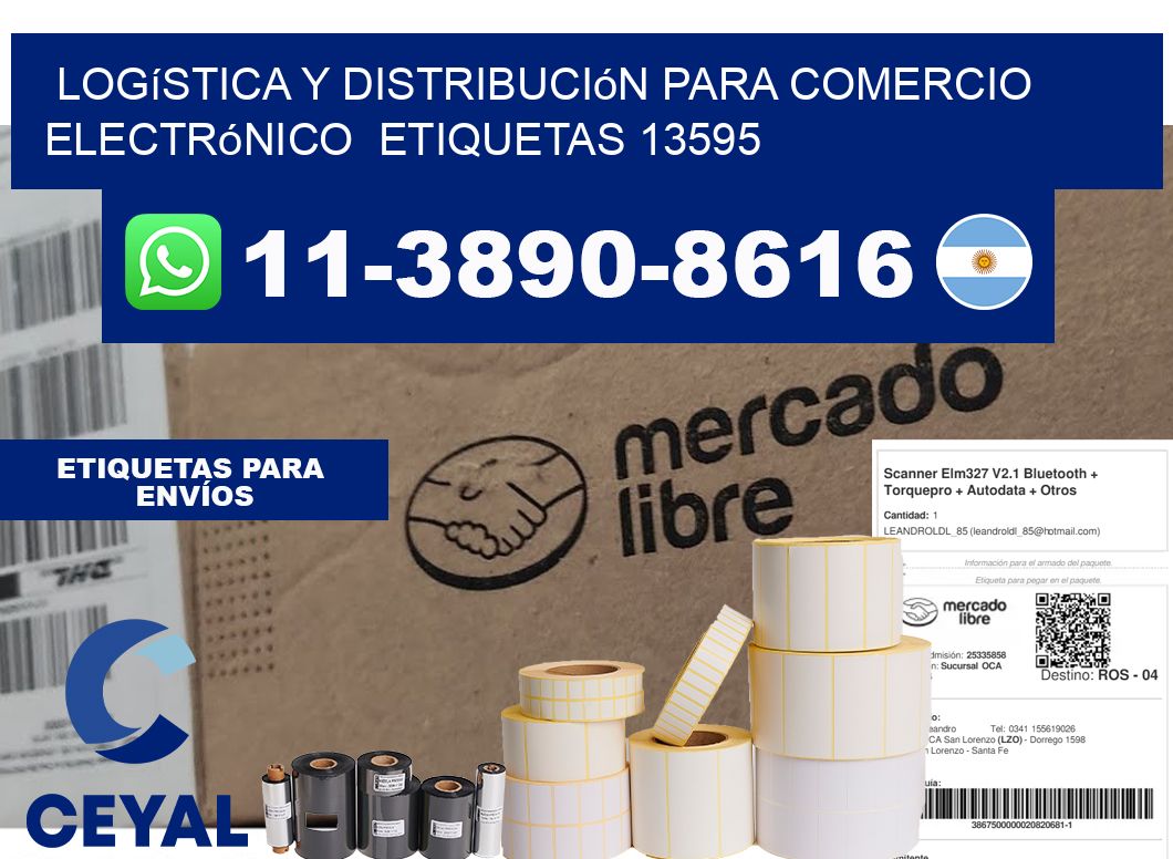 Logística y distribución para comercio electrónico etiquetas 13595