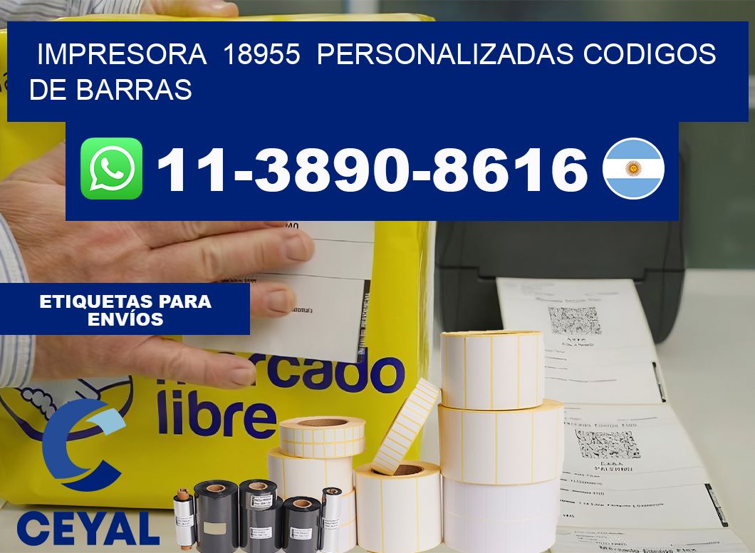 impresora 18955 personalizadas codigos de barras