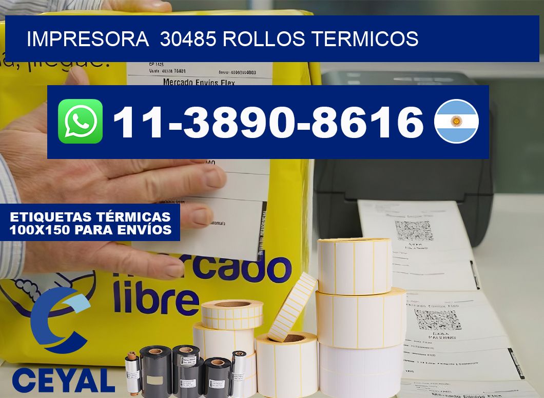 impresora 30485 rollos termicos