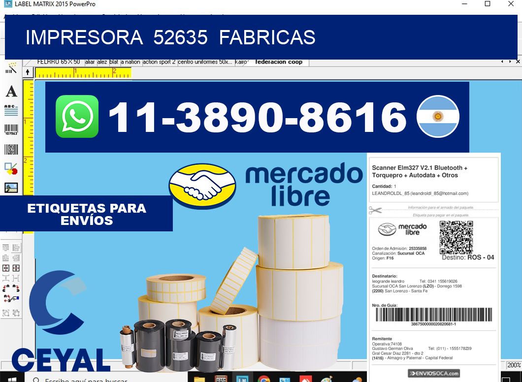 impresora 52635 fabricas