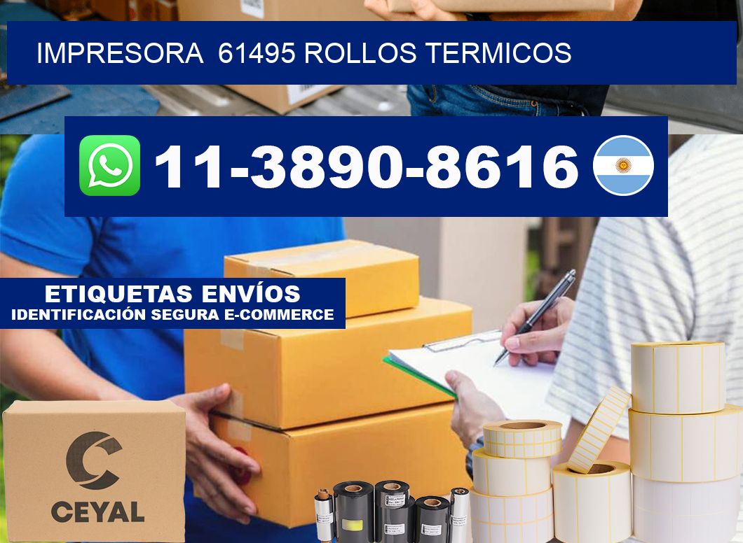 impresora 61495 rollos termicos