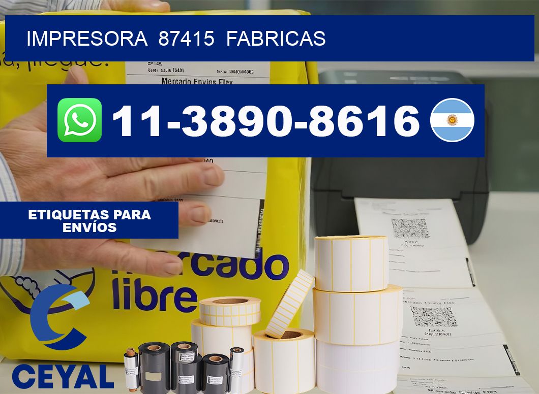 impresora  87415  fabricas