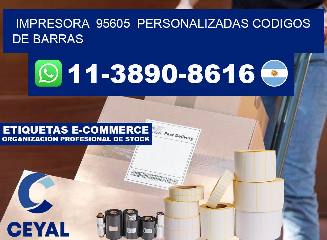 impresora  95605  personalizadas codigos de barras